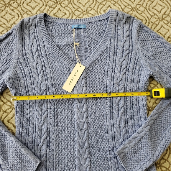 Burgess Cashmere & Cotton Sweater - Picture 6 of 9